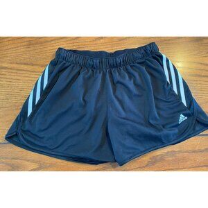 Adidas Women’s ClimaLite Athletic Shorts Small Black Striped Lightweight